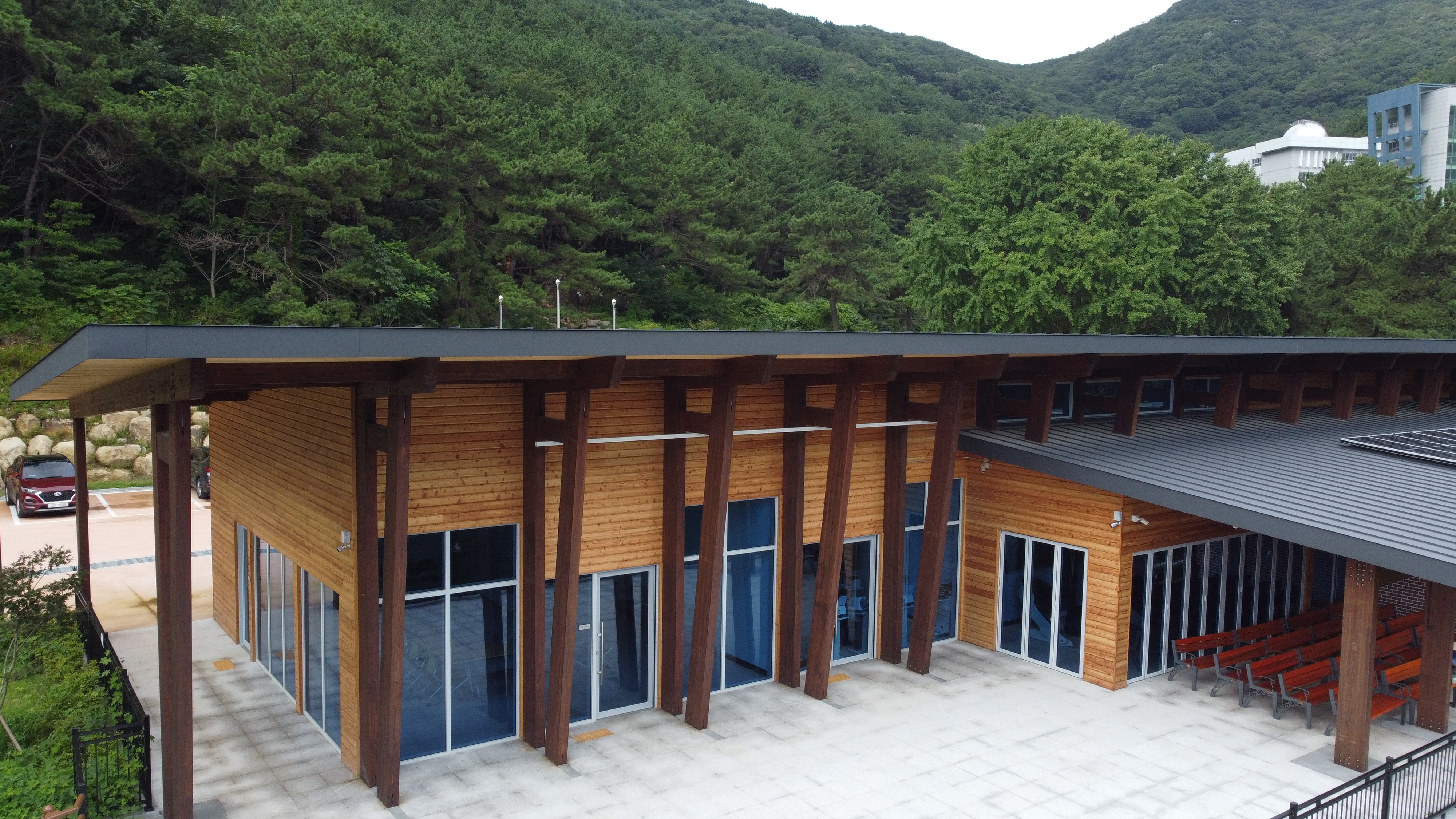 부산 승학산 국립 산림치유센터 신축 현장 사진 2