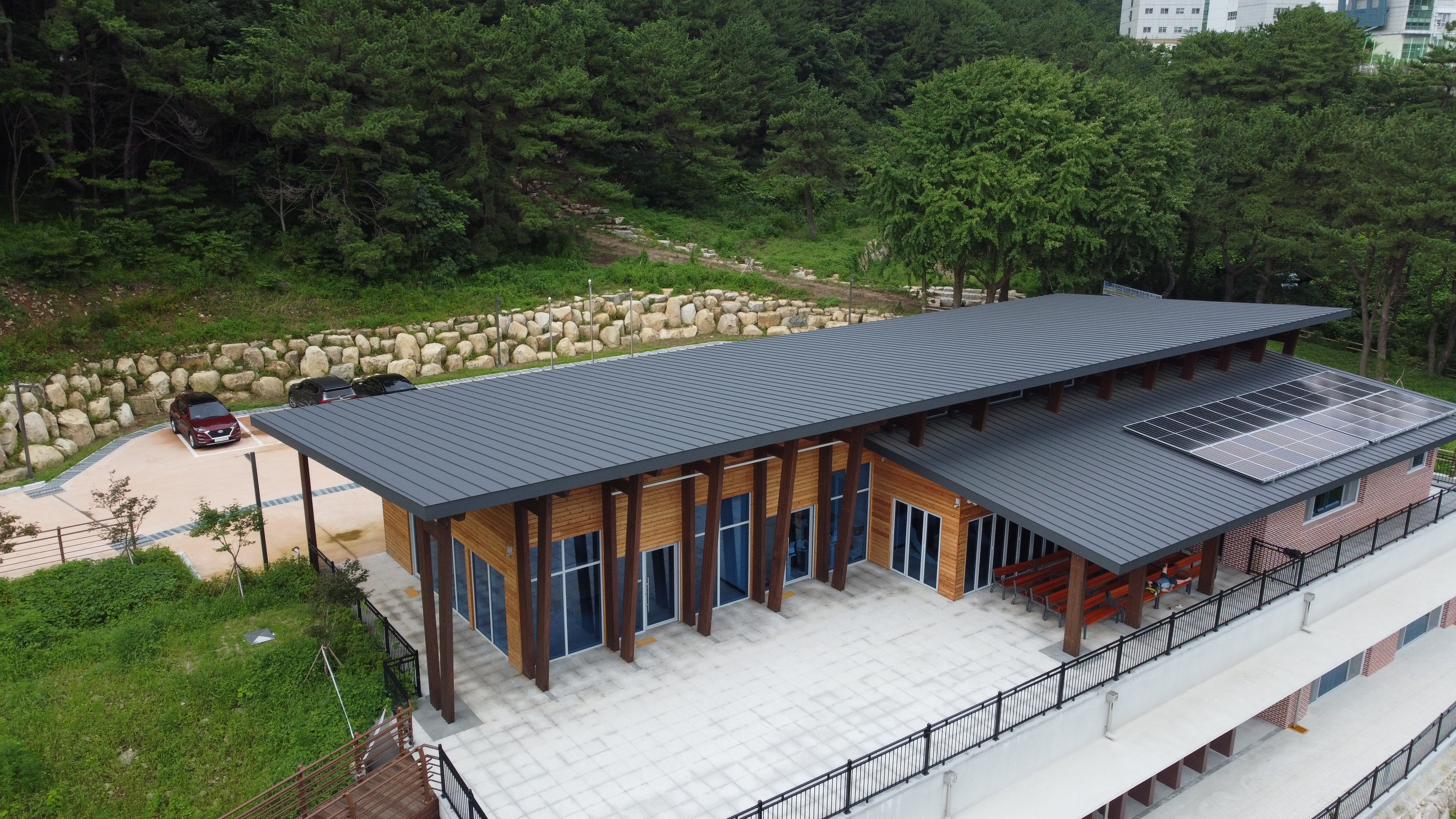 부산 승학산 국립 산림치유센터 신축 현장 사진 4